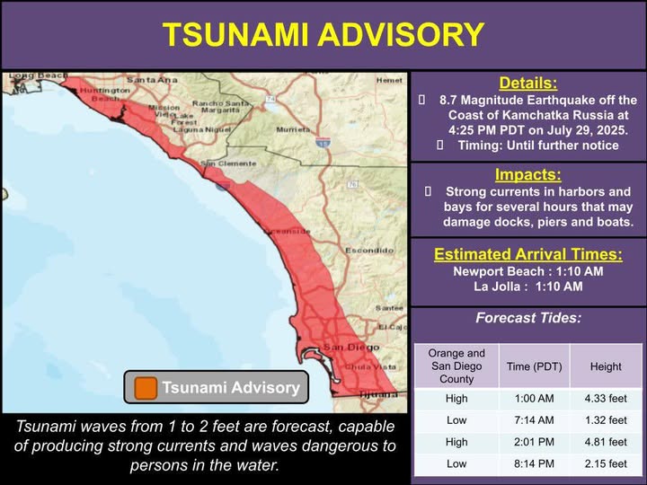 Tsunami Advisory