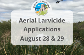 Upcoming Aerial Larvicide Applications
