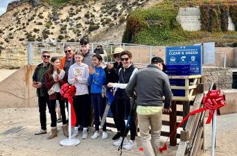 Highlights from the Creek to Bay Cleanup & Fletcher Cove Cleanup Station Grand Opening